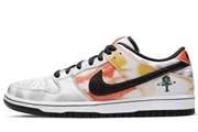 022 Women Nike SB Dunk Low Raygun Tie-Dye In White